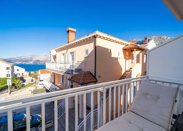 Senjo - One Bedroom With Balcony And Sea View 4 Adults 3 Cavtat
